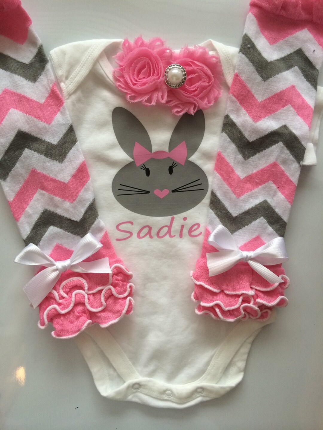 Baby Girl Easter Outfit Personalized Baby Girl Outfit Spring Baby
