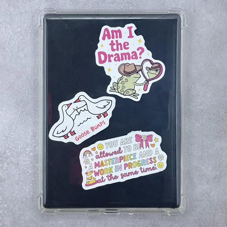 Masterpiece and Work in Progress Sticker - Etsy