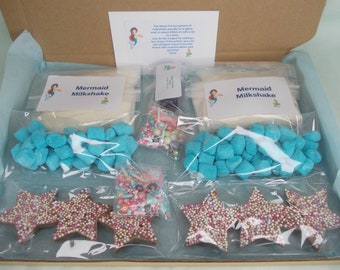 Enchanting Mermaid Milkshake Kit: A Magical Gift for Kids' Parties favours and Special Occasions