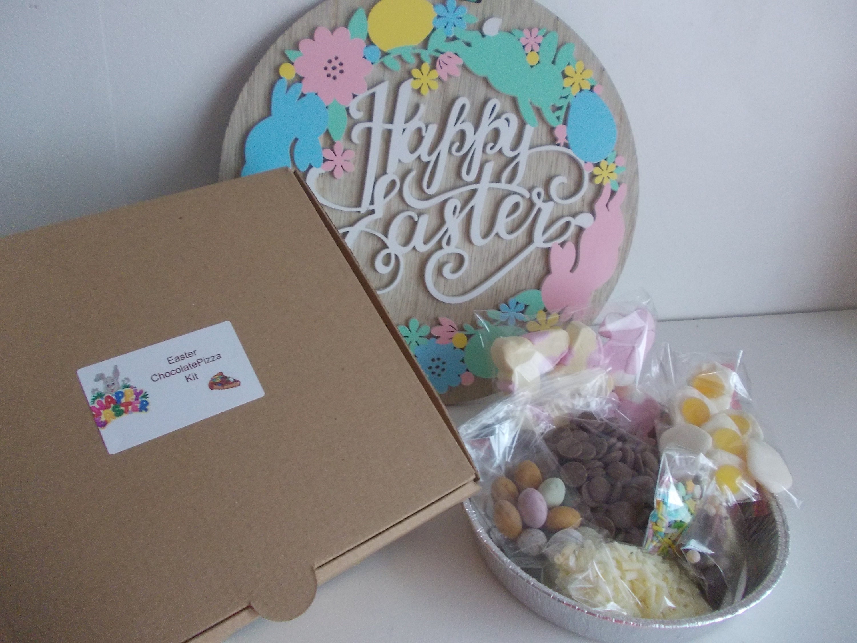 Easter Chocolate Pizza Craft Kit Make Your Own Easter - Etsy