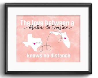love between mother and daughter knows no distance