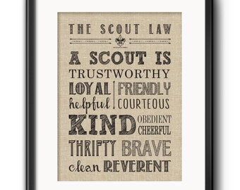 Download Scout Law Etsy