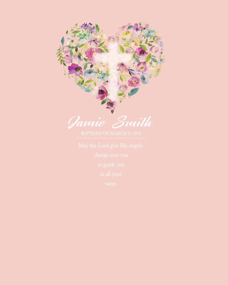 BAPTISM Guest Book Sign Printable Christening and Baby Etsy