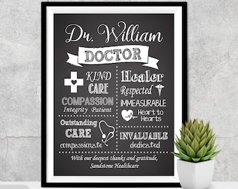 Doctor Gift, OB-GYN Gift, Surgeon Gift, Pediatrician Gift, Physician Gift, Doctors Day, Physician Gratitude Medical, Doctor's office Decor