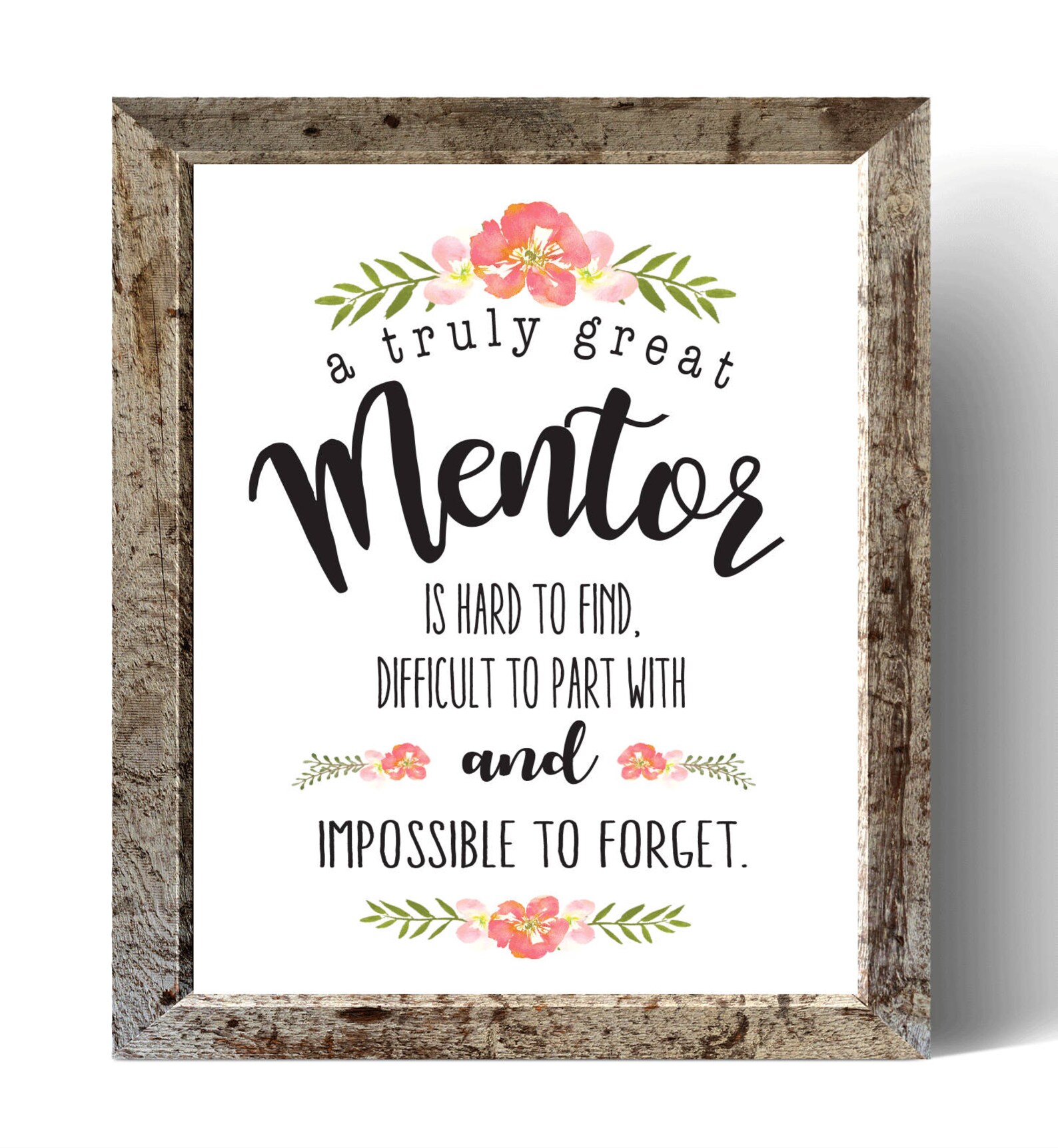 A Great Mentor is Hard to Find Printable Mentor Gift Etsy