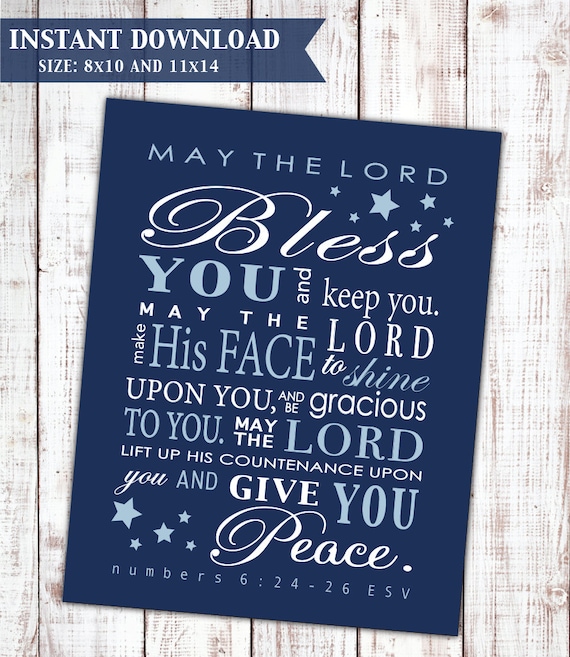 May The Lord Bless You And Keep You Baby Shower Gift Baby Etsy May The Lord Bless You And Keep You Baby Shower Gift Baby Etsy