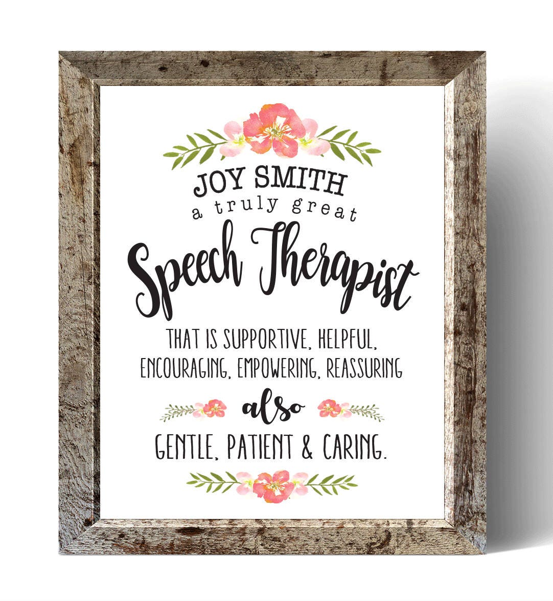 Speech Therapist Gift Speech Therapist Printable SLP Etsy