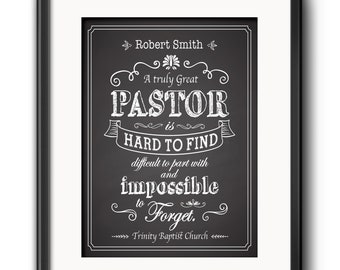 Pastor Gift Pastor Appreciation Wall Decor Minister Gift Personalized Pastor Gift Religious Art Christian Wall Decor Digital Printable