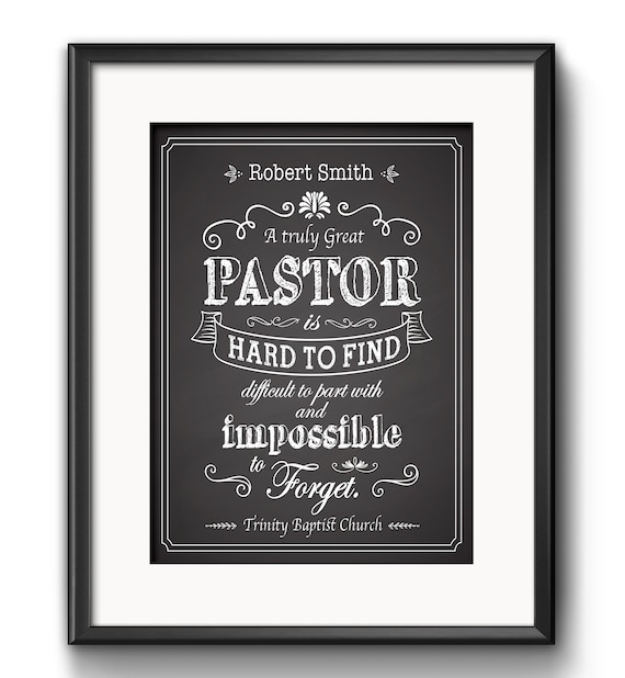 Pastor Gift Pastor Appreciation Wall Decor Minister Gift Etsy