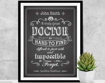 Doctor Gift,  A Truly Great Doctor Appreciation Gift Doctor Wall Art Doctor Thank You Doctor Retirement Doctor Gift for Her Doctor office