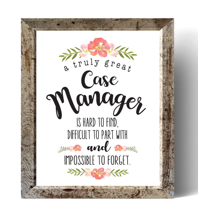 Case Manager Gift Social Worker Gift A Truly Great Case Etsy