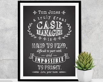 ケースマネージャーへのギフト、ソーシャルワーカーへのギフト、本当に素晴らしいケースワーカーのアートプリント、ケースワーカー/ケースマネージャーへのギフト、ソーシャルワーカーの名言