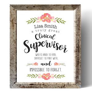 A Truly great Clinical Supervisor, Clinical Supervisor Gift, Clinical Supervisor Gifts, Gift For Clinical Supervisor, Clinical Christmas