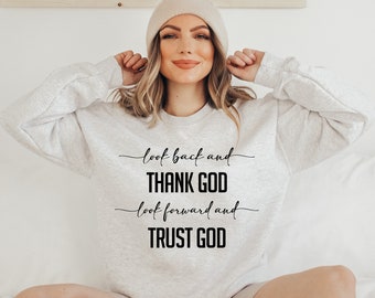 Dziękuję Bogu SVG, Zaufaj Bogu SVG, Prezent na koszulkę kościelną, Prezent dla mamy SVG, Inspirujący cytat SVG, Motywujący SVG, Chrześcijański SVG, Wielkanoc SVG,