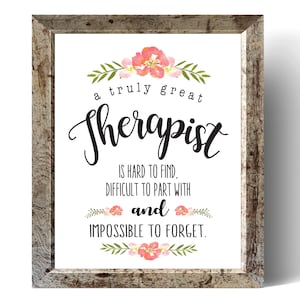 Therapist Gift, A Truly great Therapist is hard to find, Therapist Printable, Counselor Christmas Gift, Counselor Thank You
