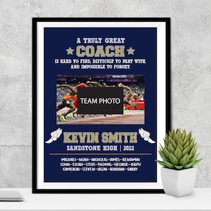 Track and Field Coach Gift, A truly great coach, Custom Track Gift, Thank you Coach, Track Team Gift, Cross Country Coach Gift, Track Gifts