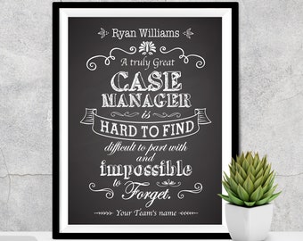 ケースマネージャーへのギフト、ソーシャルワーカーへのギフト、本当に素晴らしいケースワーカーのアートプリント、ケースワーカー/ケースマネージャーへのギフト、ソーシャルワーカーの名言