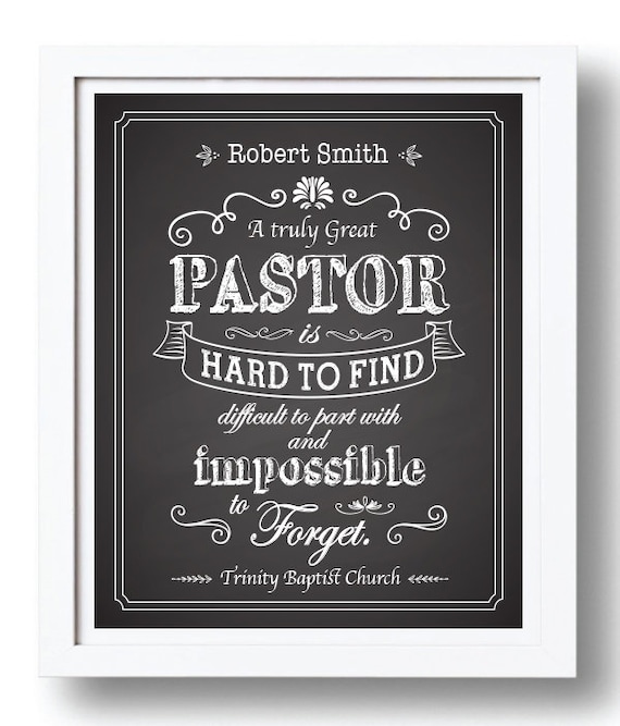 Pastor Gift Pastor Appreciation Wall Decor Minister Gift Etsy