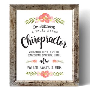 Regalo chiropratico, Chiropratico personalizzato, Apprezzamento Chiropratico Grazie, Regalo laureato Chiropratico, Lavagna Chiropratica