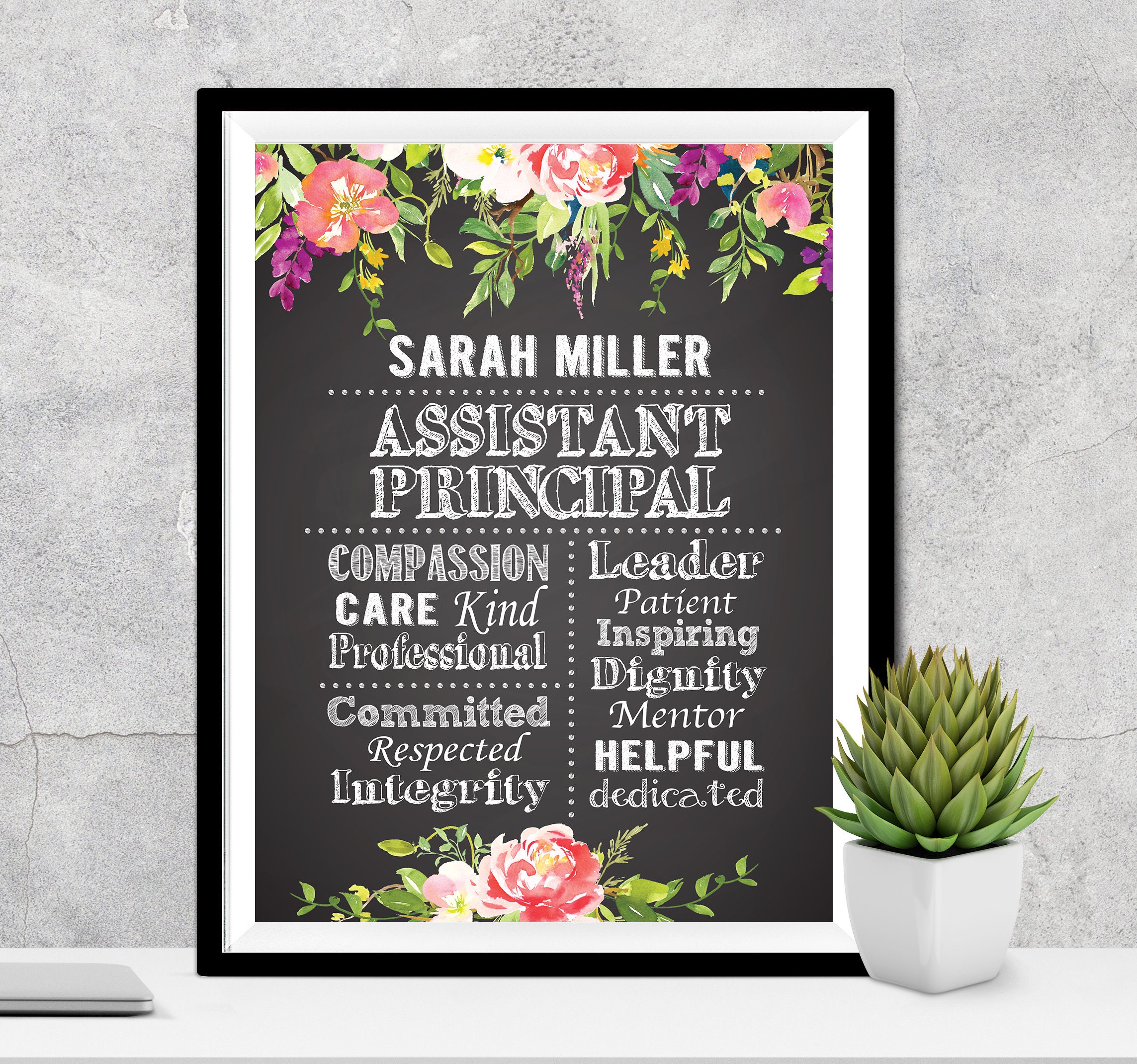 Personalized Principal Gift Assistant Principal Gift Teacher | Etsy