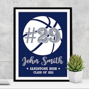Personalized Senior Basketball Gift, Basketball Gifts for Team, Senior Night Gift, Basketball Graduation Gift, Senior Basketball Player Gift