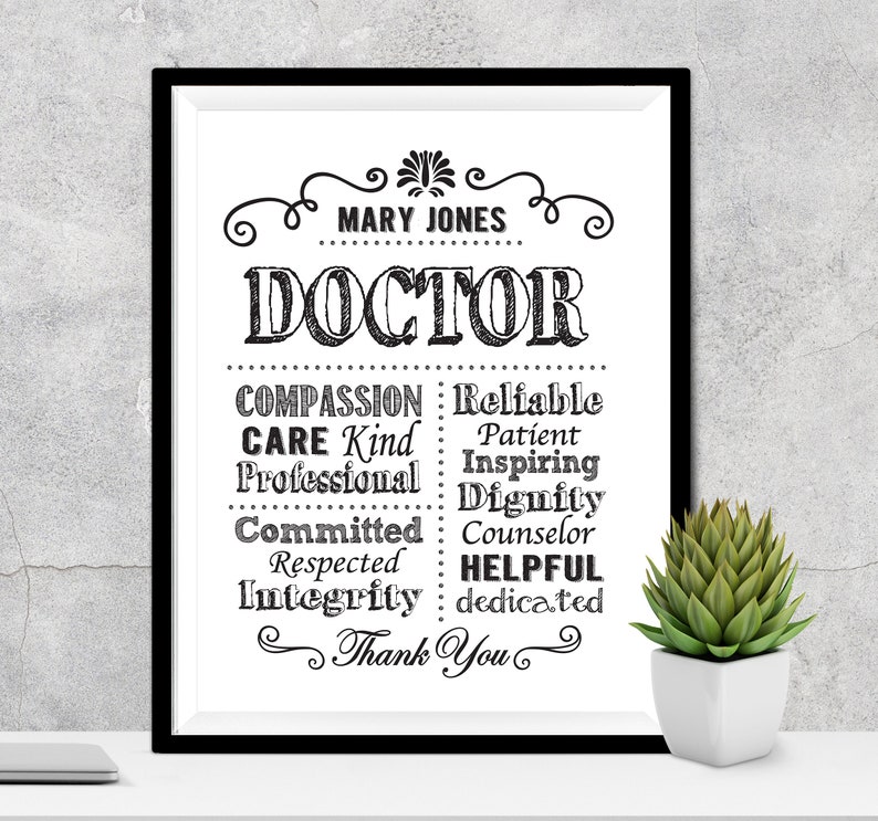 Doctor Gift A Truly Great Doctor Appreciation Gift Doctor Etsy