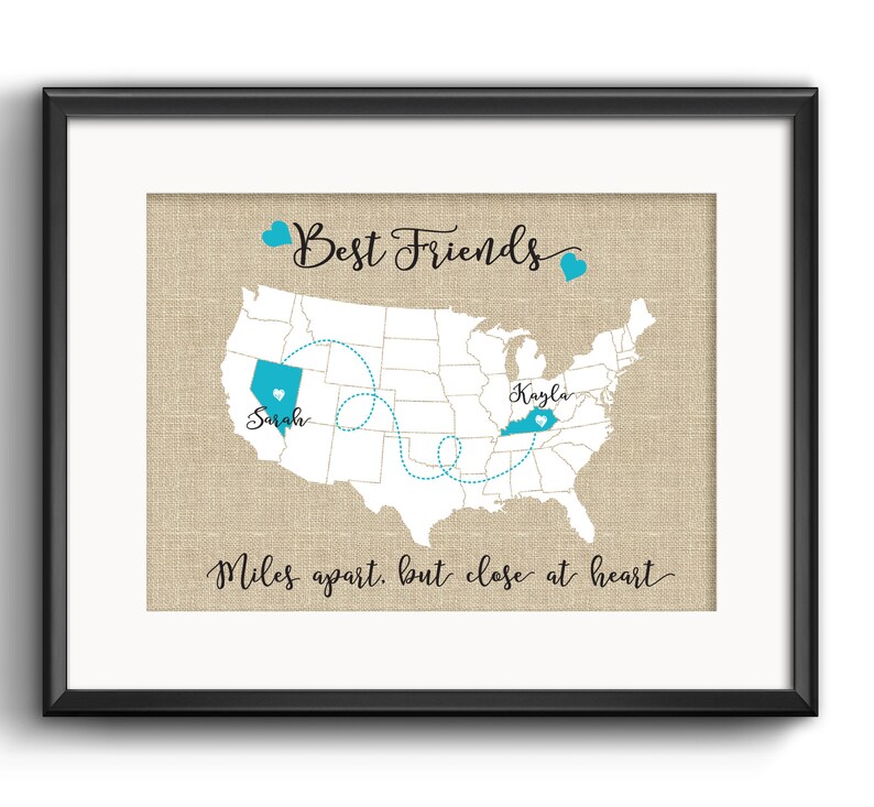 Long Distance Best Friend Gift Long Distance Sister Gift Etsy