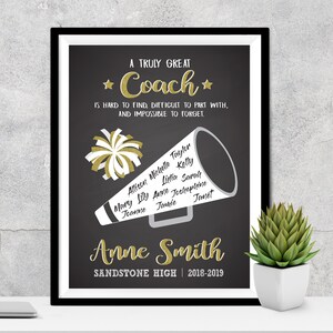 Regalo de animadoras, regalo personalizado para entrenador de animadoras, regalo para animadoras, regalo de agradecimiento para el equipo de animadoras. Es difícil encontrar un entrenador de animadoras verdaderamente excelente.