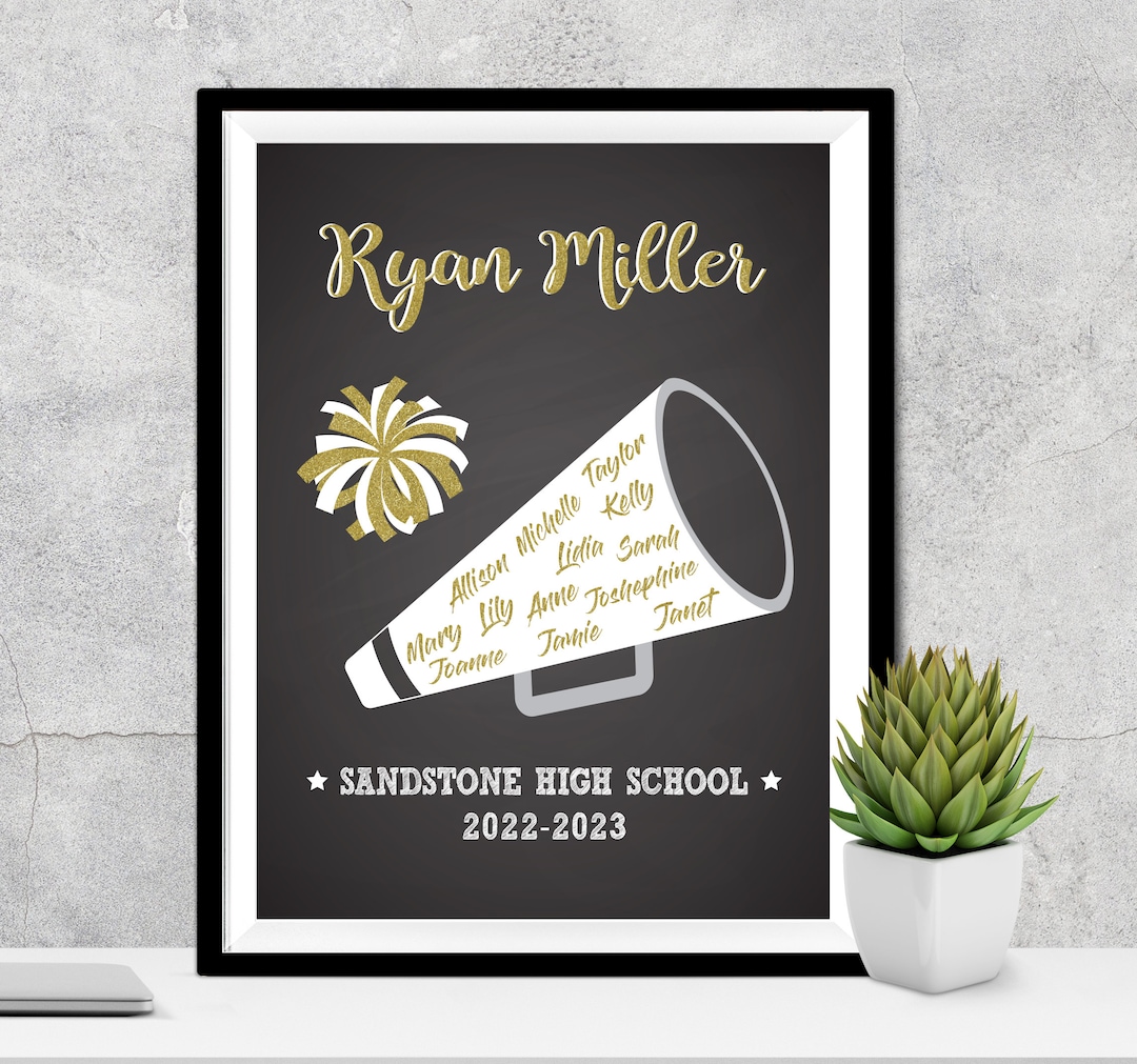 Senior Cheerleader Gifts, Cheerleading Gift, Girl, Graduation Gift for