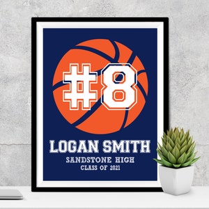 Personalized Senior Basketball Gift, Basketball Gifts for Team, Senior Night Gift, Basketball Graduation Gift, Senior Basketball Player Gift