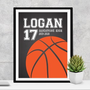 Personalized Senior Basketball Gift, Basketball Gifts for Team, Senior Night Gift, Basketball Graduation Gift, Senior Basketball Player Gift