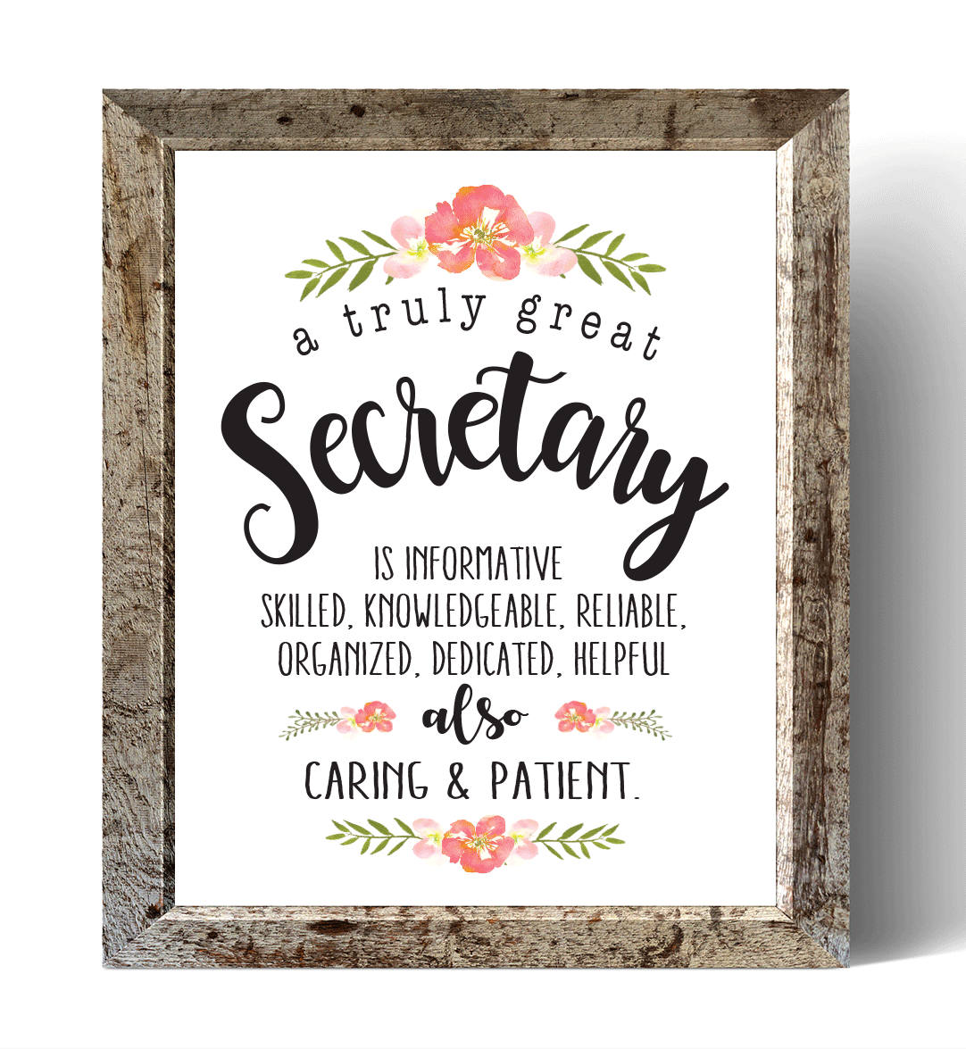 A Truly Great Secretary Best Secretary Secretary Etsy Canada