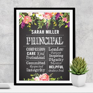 Personalized Principal Gift, Assistant Principal Gift, Teacher Gift, Mentor Gift, School Counselor gift, School nurse gift, School secretary