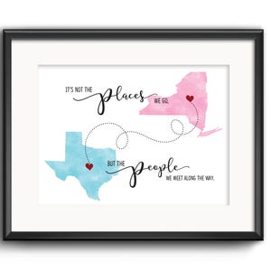 Cadeau de départ, Cadeau de départ, Relation longue distance, Cadeau du meilleur ami, Cadeau d'une soeur, Art des deux États, A des kilomètres l'un de l'autre mais proche