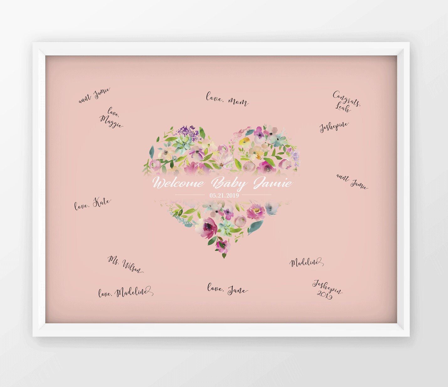 Libro Degli Ospiti Alternativo Per Baby Shower - Design Unico Per Firmare E Lasciare Messaggi