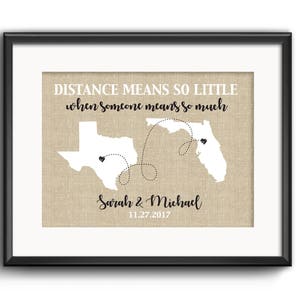 Valentine Gifts for Boyfriend Personalized Map Long Distance Relationship Personalized Gift for Boyfriend  Gift Long Distance Boyfriend Gift