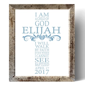 Baptism Printable. Baptism Gift Baptism Girl Print. Personalized Baptism Gift. Baptism Gift. Christening Girl. Baby Boy Christening Gift.
