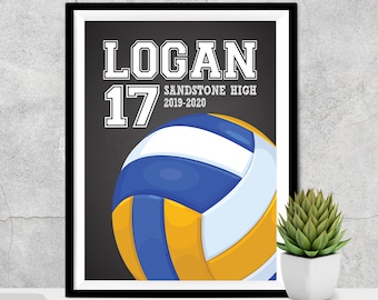 Gepersonaliseerde seniorenvolleybalcadeau, volleybalcadeaus voor team, seniorenavondcadeau, volleybal afstudeercadeau, cadeau senior volleybalspeler