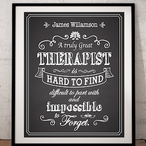 Therapist Gift, A Truly great Therapist is hard to find, Therapist Printable, Counselor Christmas Gift, Counselor Thank You
