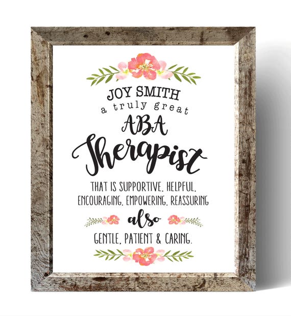 Behavior Analyst Gift Printable, ABA Gift Printable , BCBA Gift Print, Aba  Therapist, RBT, Therapist Gift, Special Needs Teacher Gift -  Australia