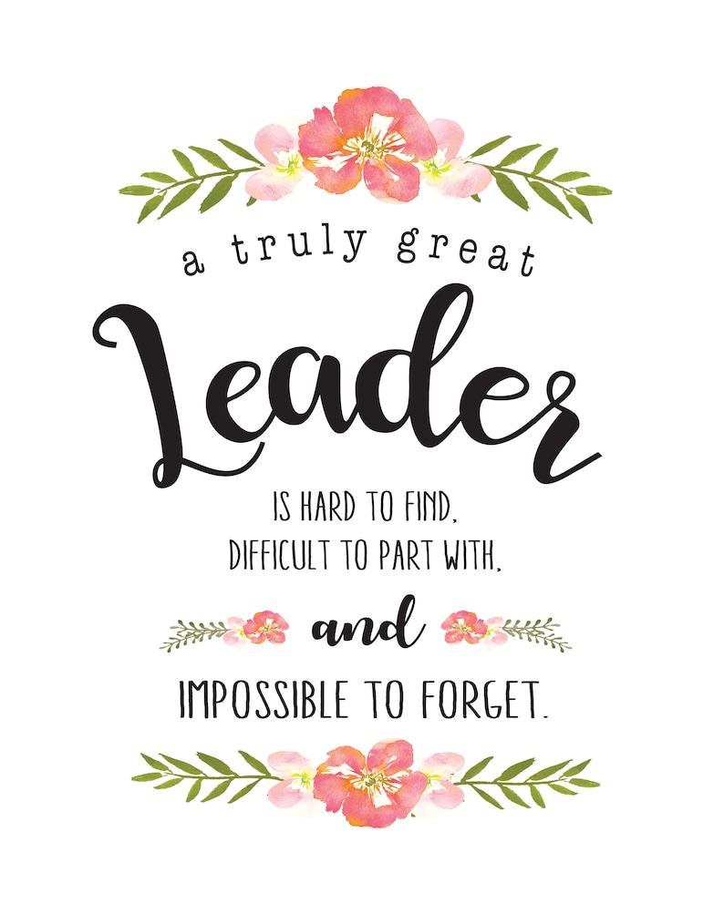 Personalized Leader Gifts Leadership Gifts A Truly Great Etsy