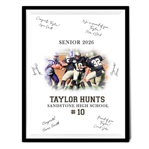 Personalized Senior Football Player Gift, Graduating Senior High School Football, Graduating College Football, Senior Football Gifts