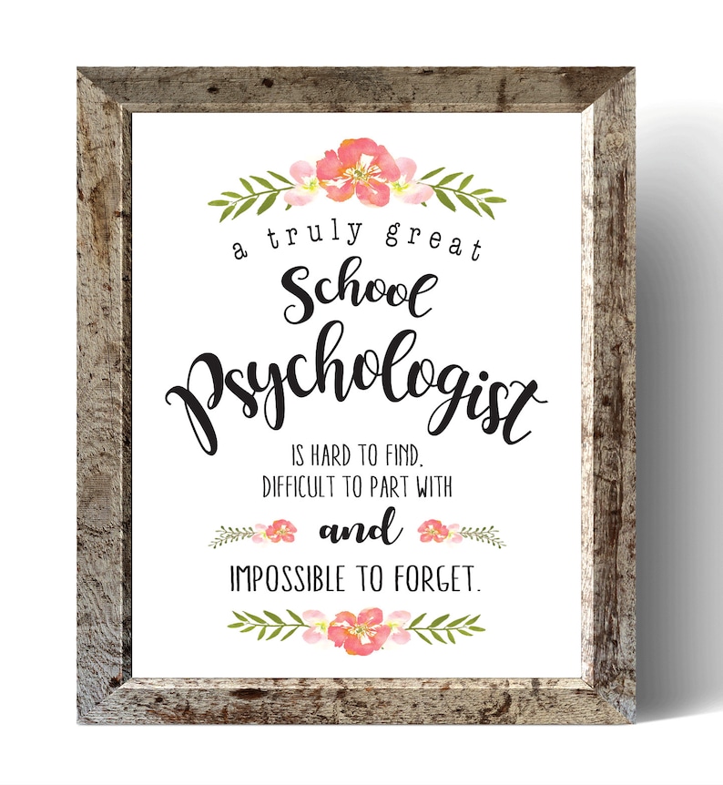 School Psychologist Gift A Truly Great School Psychologist is Etsy