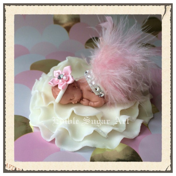 Vintage Baby Shower Girl Cake Topper By Edible Sugar Art Llc Catch Vintage Baby Shower Girl Cake Topper By Edible Sugar Art Llc Catch