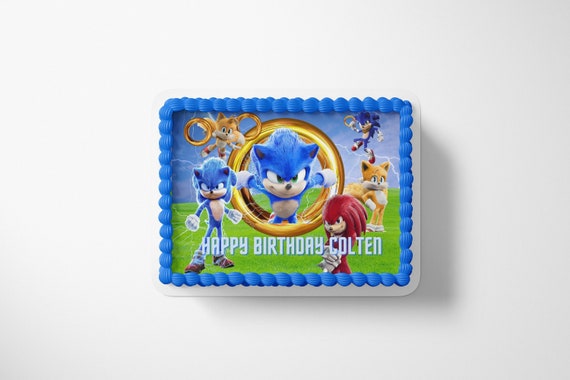 Edible Custom Cake topper CAKE TOPPER EDIBLE Image Video game birthday cake Il_570xn