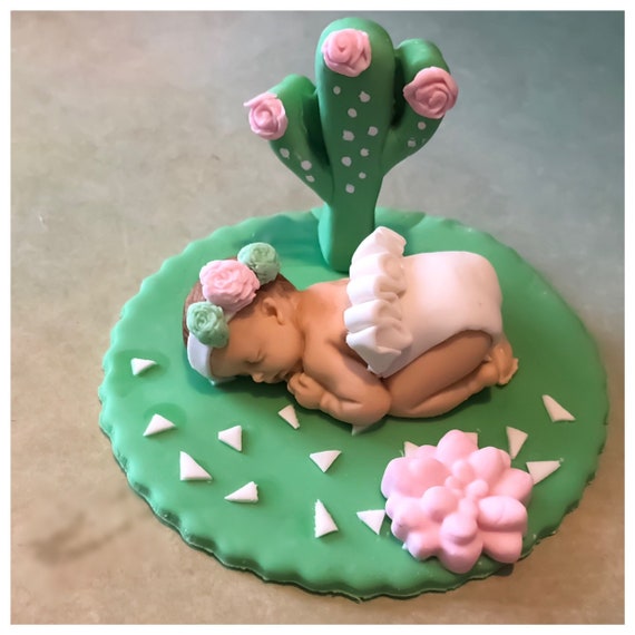 cactus baby shower cake