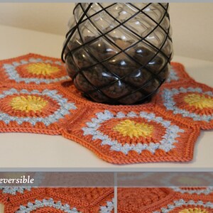 Summer Sunburst Table Centerpiece - Crochet Pattern ... Instant Download