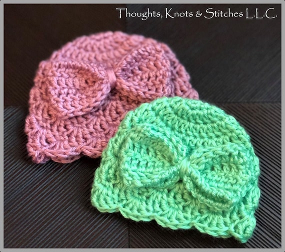 Crochet Baby Girl Hat Pattern Simply Sweet Baby Girl Hat With