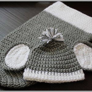 Newborn Elephant Hat & Cocoon Crochet Pattern - Boy or Girl ... Instant Download