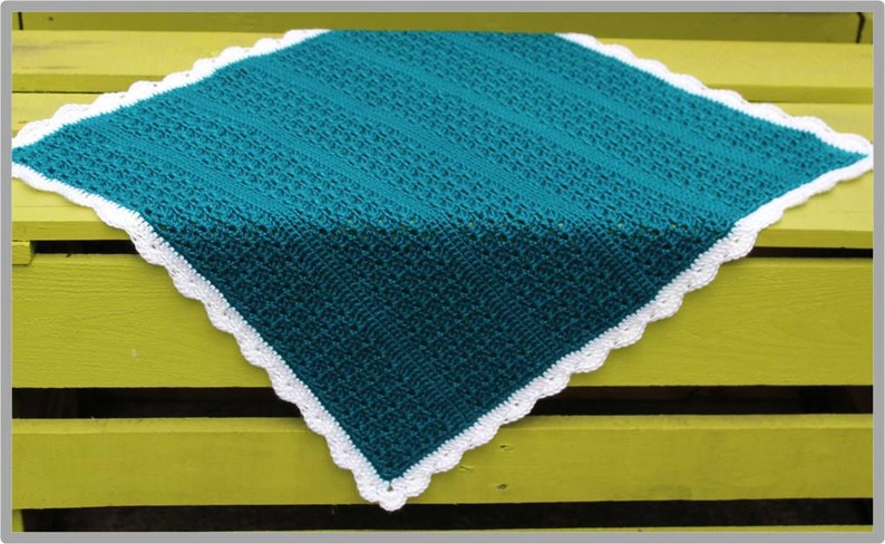 Parker Baby Blanket Crochet Pattern ... Instant Download afbeelding 1